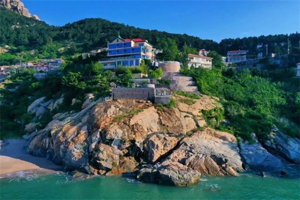 青岛斋堂岛附近海景民宿带泳池